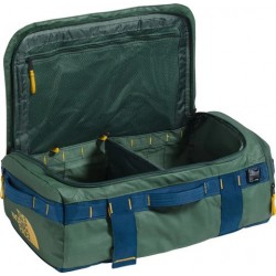 North Face Base Camp Voyager Duffel 32L Duck Green/Shady Bleu THE NORTH FACE Sac à dos