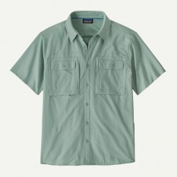 Patagonia Pour Homme Self Guided Sun Shirt Thermal Bleu Patagonia Hauts