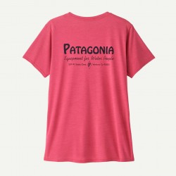 Patagonia Women's Cap Cool Daily Graphic Waters Pink Patagonia Tops