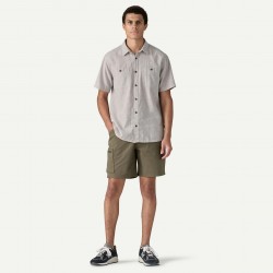 Patagonia Pour Homme Back Step Shirt Salt Gris - Patagonia - sporteque.ca