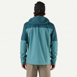 Patagonia Boulder Fork Rain Manteau Wetland Bleu Pour Homme - Patagonia - sporteque.ca