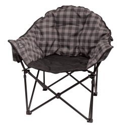 Kuma Lazy Bear Chair - Grey/Black Plaid -  - sporteque.ca