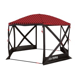 Kuma Super Bear Den Delauxe Gazebo Red/Black  Plein Air