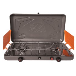 Kuma deluxe 2 Burner Propane Stove - Graphite/Orange -  - sporteque.ca