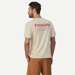 Patagonia Water People Organic Pocket Tee Natural Pour Homme - Patagonia - sporteque.ca