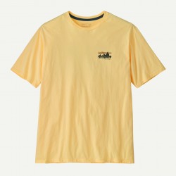 Patagonia Men's 73 Skyline organic T-shirt Buttercup Yellow - Patagonia - sporteque.ca