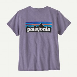 Patagonia Women's P-6 Logo Resp Tee Concrete Purple Patagonia Patagonia