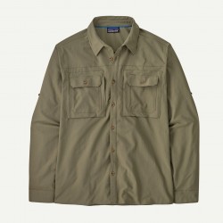 Patagonia Men's L/S Self Guided Sun Shirt River Rock Green Patagonia Men's