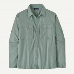 Patagonia Women's L/S Self Guided Sun Shirt Rhermal Blue Patagonia Men's
