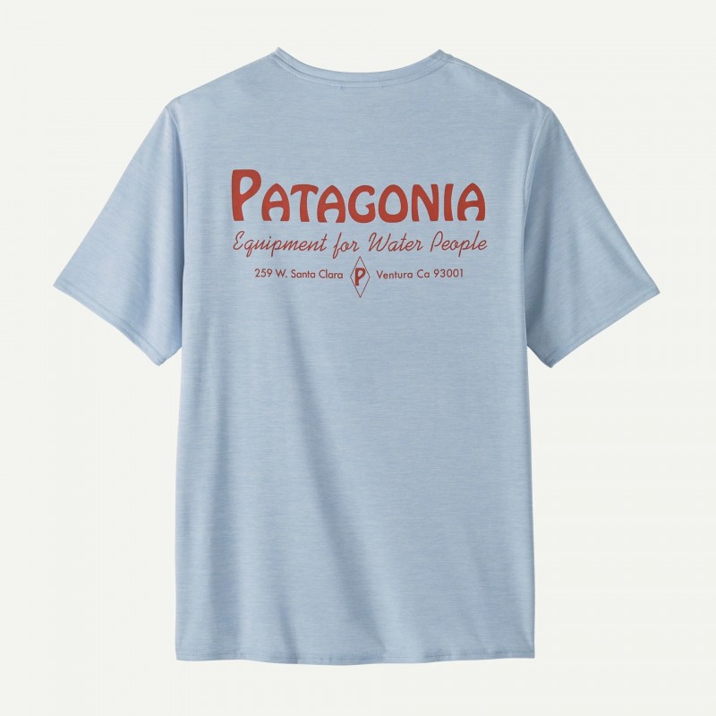 Patagonia Men's Cap Cool Daily Graphic Shirt Wat Fleck Blue - Patagonia - sporteque.ca