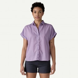 Patagonia Lightweight A/C Shirt Concrete Purple Pour Femme - Patagonia - sporteque.ca