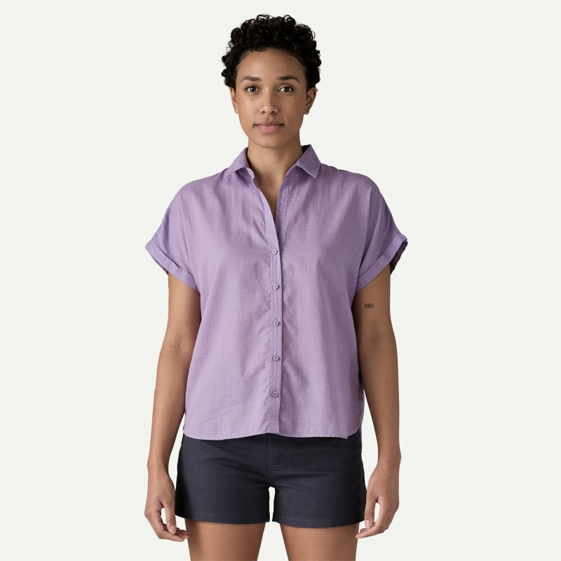 Patagonia Women's Lightweight A/C Shirt Concrete Purple - Patagonia - sporteque.ca
