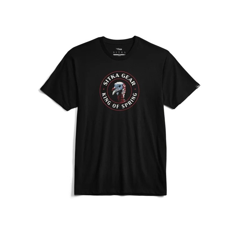 Sitka King of Spring Tee Sitka Black - Sitka - sporteque.ca