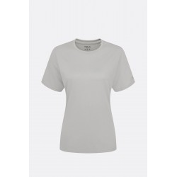 Rab Crimp Logo Tee Women's Light Zinc - Rab - sporteque.ca