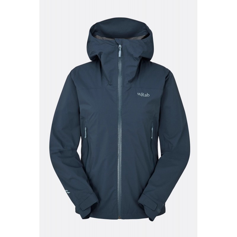 Rab Downpour Light Jacket Pour Femme Tempest Blue - Rab - sporteque.ca
