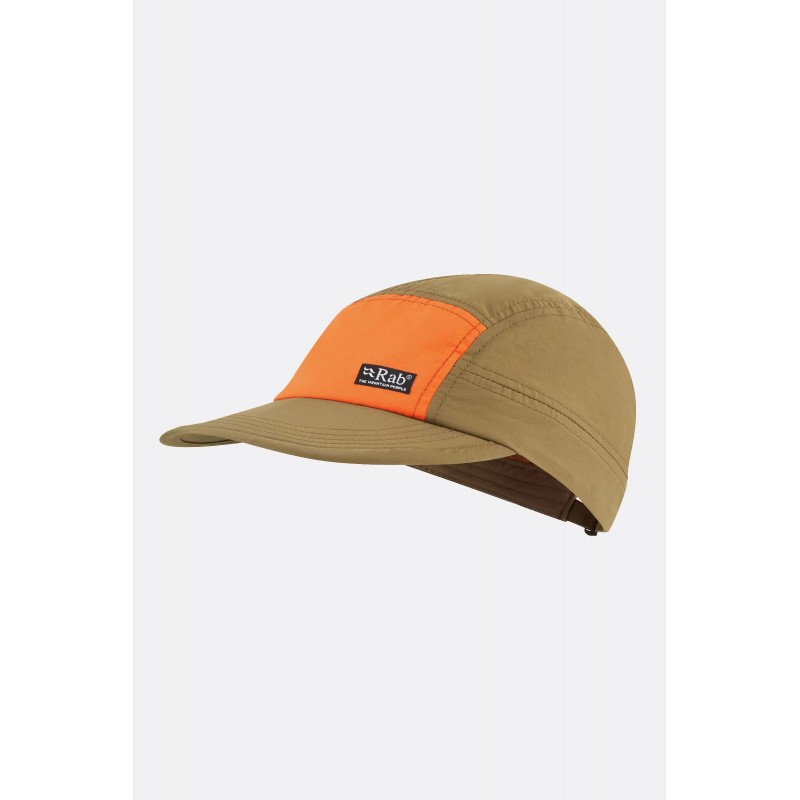 Rab Vista 5 Panel Cap Oak/Dark Melba OS - Rab - sporteque.ca