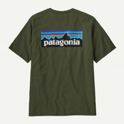 Patagonia Men's L/S P-6 logo Responsible-Tee Torrey Pine Green - Patagonia - sporteque.ca