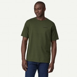 Patagonia Men's L/S P-6 logo Responsible-Tee Torrey Pine Green - Patagonia - sporteque.ca