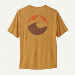 Patagonia L/S cap Cool daily Graphic Beeswax Tan Pour Homme - Patagonia - sporteque.ca