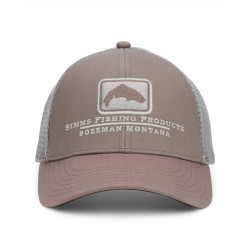 Simms Small fit Single Haul Trucker Gunmetal Trout - Simms - sporteque.ca