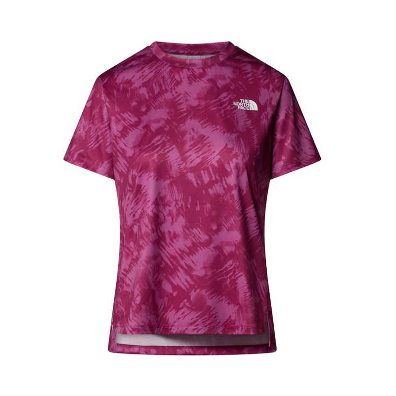 North Face Flex Short-Sleeve Tee Regular Aop Cyber Berry Wat Pour Femme - THE NORTH FACE - sporteque.ca