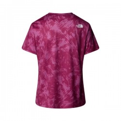 North Face Flex Short-Sleeve Tee Regular Aop Cyber Berry Wat Pour Femme - THE NORTH FACE - sporteque.ca