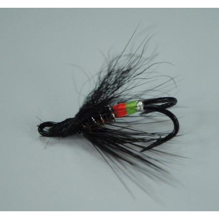 Mouche à ailes de cheveux pour saumon atlantique Undertaker