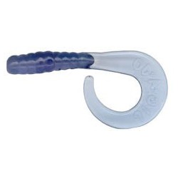 Jig A Jo Curly Tail 3'' Bleu  Jig et leure souple