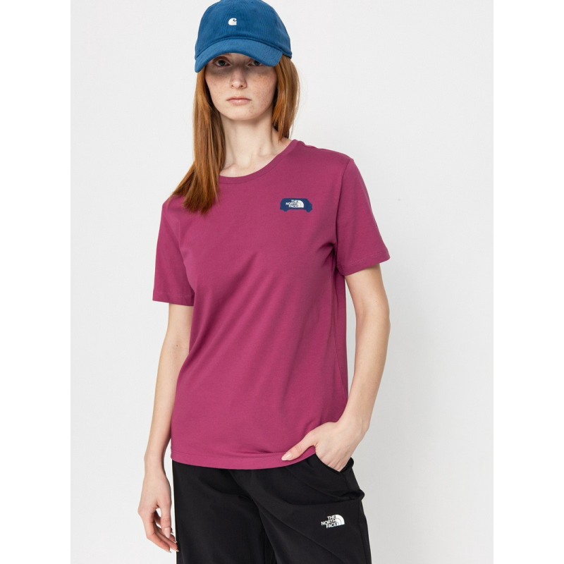 North Face Short-Sleeve Greet Outdoors Graphic Tee Cyber Berry Pour Femme - THE NORTH FACE - sporteque.ca