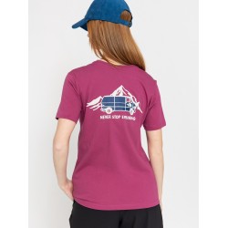 North Face Short-Sleeve Greet Outdoors Graphic Tee Cyber Berry Pour Femme - THE NORTH FACE - sporteque.ca