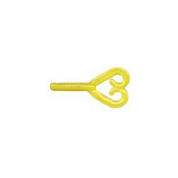 Jig A Jo Twin Tail 4.5'' Yellow  Jig & Soft Bait