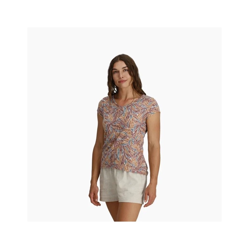 Royal Robbins Women's Featherweight Tee Wild Rhubarb - Royal Robb - sporteque.ca Royal Robbins Women's Featherweight Tee Wild Rhubarb - Royal Robb - sporteque.ca