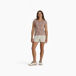 Royal Robbins Women's Featherweight Tee Wild Rhubarb - Royal Robb - sporteque.ca