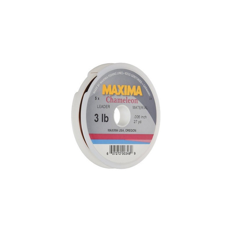 Maxima fil pour Avançon Chameleon 27 verges  Ligne et bas de ligne