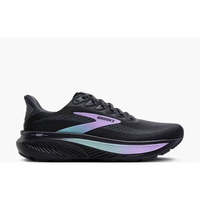 Brooks Ghost 17 Grey/Clearwater/Purple - Brooks - sporteque.ca