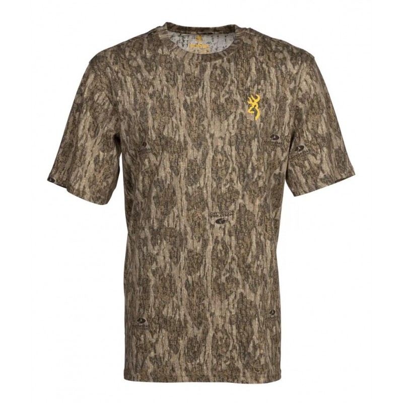 Browning Wasatch Short Sleeve T-Shirt Mossy Oak Bottomland - Browning - sporteque.ca