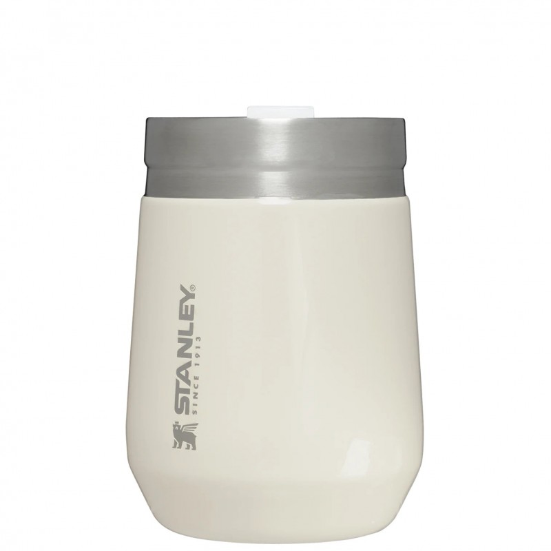 Stanley GO Everyday Wine Tumbler | 10 OZ Cream Gloss - Stanley - sporteque.ca Stanley GO Everyday Wine Tumbler | 10 OZ Cream Gloss - Stanley - sporteque.ca