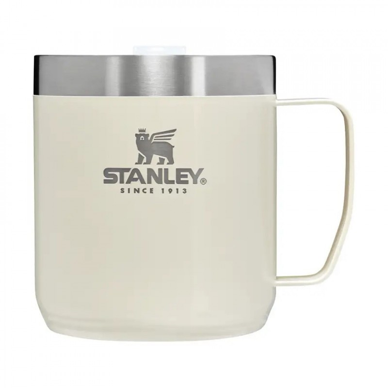 Stanley Classic Legendary Camp Mug | 12 OZ Cream Gloss - Stanley - sporteque.ca