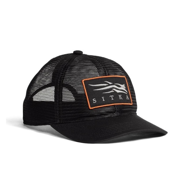 Sitka Icon Mesh Mid Pro Trucker Black OS - Sitka - sporteque.ca