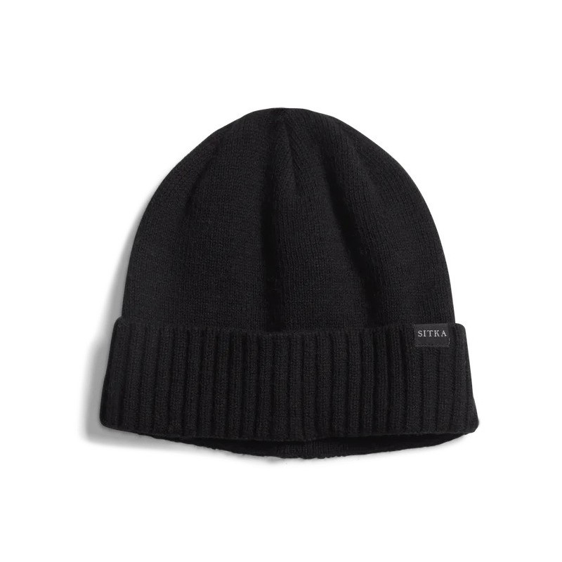Sitka Cuffed Knit Beanie Sitka Black One Size Fits All - Sitka - sporteque.ca