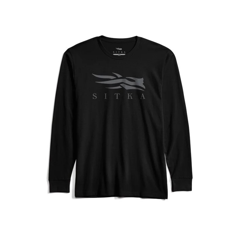 Sitka Icon Long Sleeve Tee Black Charcoal - Sitka - sporteque.ca