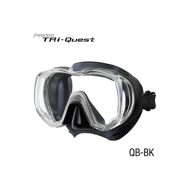 Tusa M3001 Mask Freedom Tri-Quest Black/Black - Tusa - sporteque.ca