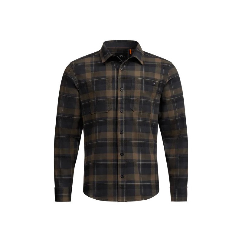 Sitka Ashland Light Weight Flannel Black Pyrite Fall Plaid - Sitka - sporteque.ca