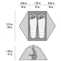 MSR Elixir 2 Tent S25 - MSR - sporteque.ca