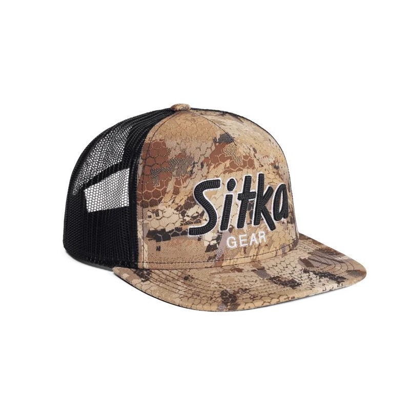 Sitka Optifade 90s Script Flat Bill Trucker Optifade Waterfowl - Sitka - sporteque.ca