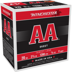 Winchester AA 20 Ga 7/8 oz 9 - Winchester Ammunition - sporteque.ca