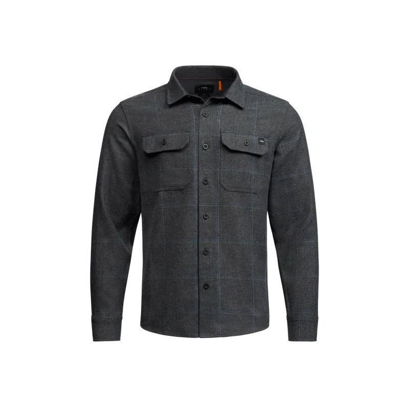 Sitka Hardwood Heavy Weight Flannel Obsidian Blue Fall Plaid - Sitka - sporteque.ca