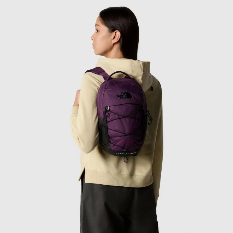 north face backpack with purple and salmon The Jester Everyday Laptop Backpack, Ashen Purp/Blk, OSFA a zipped pocket The North Face Women's Borealis