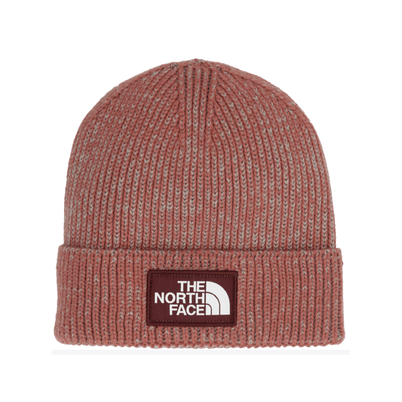 North Face Logo Box Cuffed Beanie Mars dust/Sumac - THE NORTH FACE - sporteque.ca