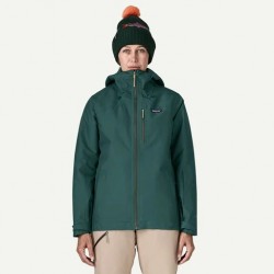 Patagonia Women's Insulated Powder Town Jacket Cascade Green - Patagonia - sporteque.ca